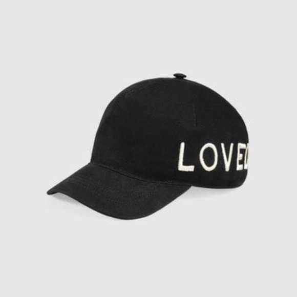 Gucci UNISEX Loved Baseball Cap Embroidered Canvas - Picture 1 of 6